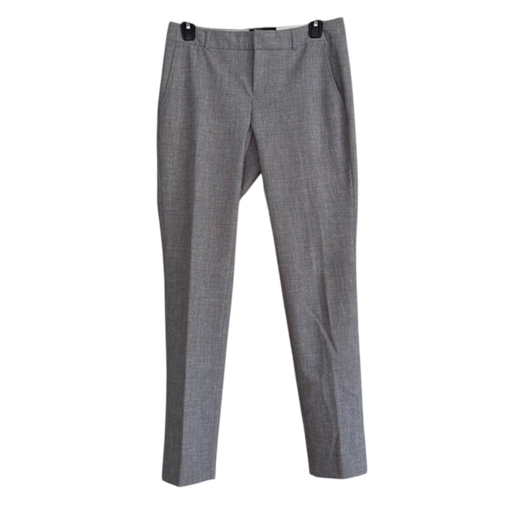 Banana Republic Ryan Light Grey Novelty Slim Straight Dress Pants‎ 2